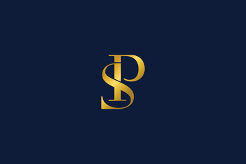  PS modern luxury typography logo design, PS beauty brand logo, Fashion logo, PS typo design 