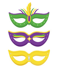 Mask. CARNIVAL. Mardi Gras. fat tuesday