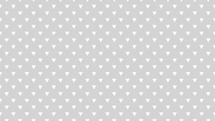 Foto op Plexiglas white colour triangles pattern over light grey useful as a background © Claudio Divizia
