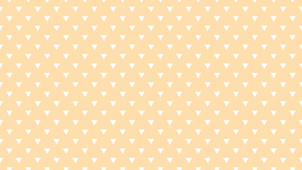 white colour triangles pattern over navajo white brown useful as a background - obrazy, fototapety, plakaty