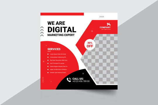 Social Media Post Banner Layout
