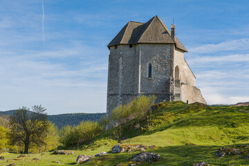 Fototapeta premium Remains of the fort Sokolac in Brinje