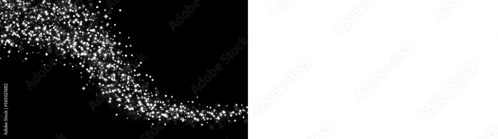 Poster sparkle effect particle light white transparent background