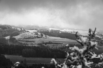 Winterlandschaft Rhön- Wanderung auf den Wachtküppel(705m) 11