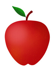 Cute Apple Illustration