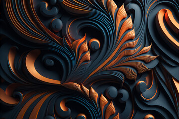 Fototapeta na wymiar fractal background