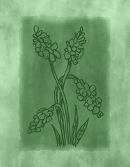 Minimal foliage - digital painting © neurostructure