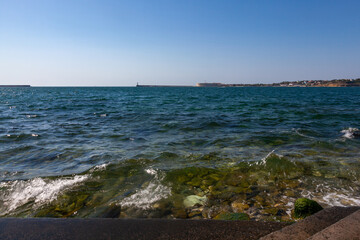 Scenic view of Sevastopol bay in Crimea