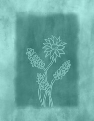 Minimal foliage - digital painting © neurostructure