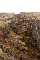 Fototapeta na wymiar diferentes paisajes naturales de viaje en islandia