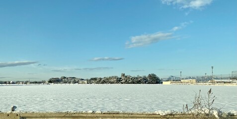 日本の雪景色