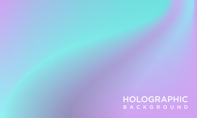 Colorful holographic gradient background design