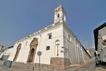 Fototapeta na wymiar Santa Clara, Convent in Quito, Ecuador