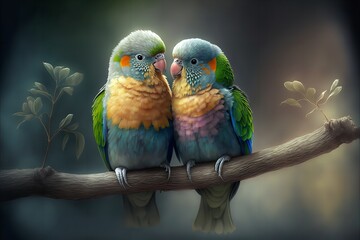 Romantic Love Bird