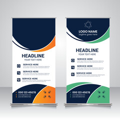 roll-up banner, pop-up, pull-up banner design