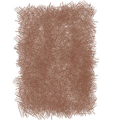 Brown Coloured Pencil Scribble Paint