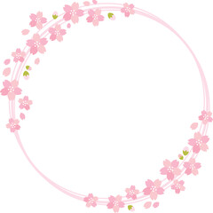 春　桜（さくら）　満開　フレーム
