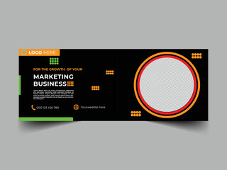 Free marketing business facebook banner template