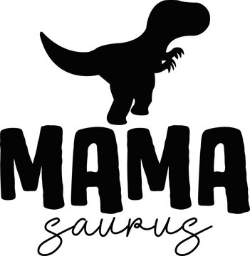 mama saurus svg