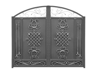 Decorative Gates in Old-time style. b.