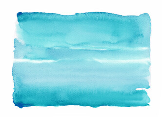 Obraz premium light turquoise watercolor background