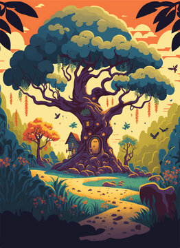 Enchanted tree house