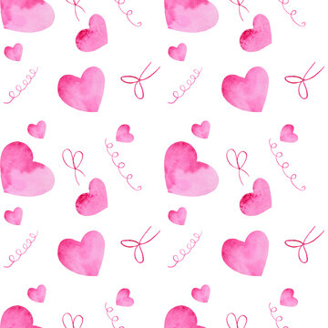 Seamless pattern for Valentine's Day seven