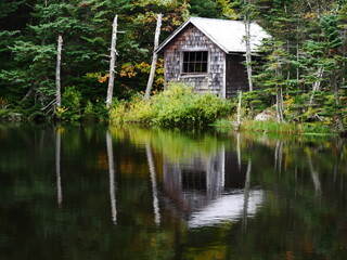 Obraz premium house on the lake