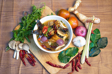 Tom Klong, dried fish, Thai food, Thai street food, original Thai food