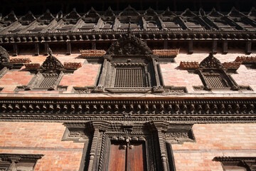 The Palace of Fifty-five Windows in Bhaktapur Durbar Square, is a former royal palace complex located in Bhaktapur, Nepal