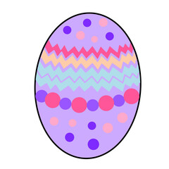 purple easter egg