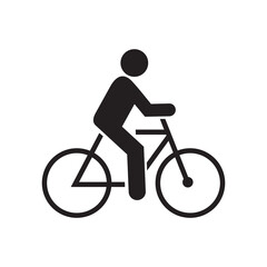 bicycle icon vector symbol sign