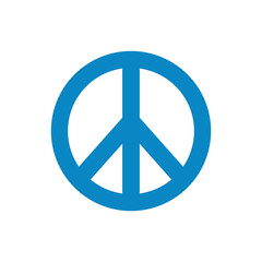 peace icon logo vector illustration	