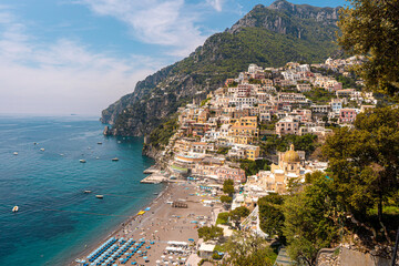 View of the Amalfi coast