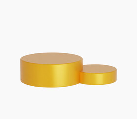 3d Realistic Podium for product display vector illustration
