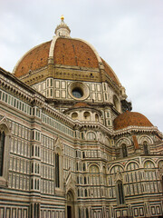Fototapeta premium View of the cathedral. Close-up. Florence. Italy.
