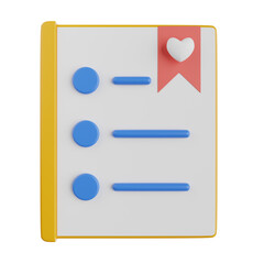 Obraz premium 3D Wishlist