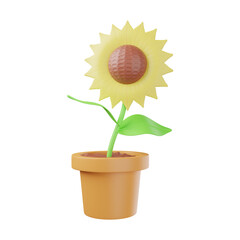 Obraz premium 3D Sunflower