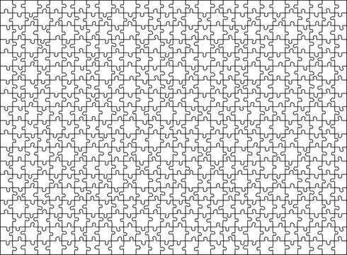 Jigsaw puzzle 500 piece template