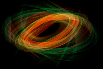 Psychedelic eye of the serpent fibre optic abstract background