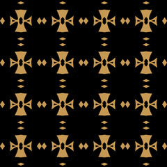 Abstract tileable geometric pattern. A seamless background, vintage texture.	