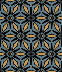 Abstract tileable geometric pattern. A seamless background, vintage texture.	