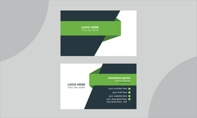 Professional simple business card vector design. Editable  and modern business card template .