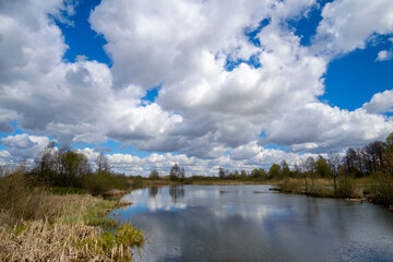 lake and clouds