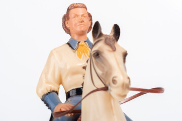 Cowgirl Toy with Horse