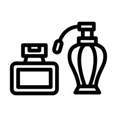 parfume line icon illustration vector graphic