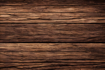 Naklejka premium Realistic illustration of wooden plank texture, using Generative AI