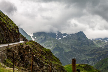 Panoramic photos from the Passo Rombo Italy - Timmels Joch Austria Pass crossing in Alpen