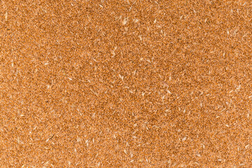 Freshly harvested threshed winter wheat on a heap