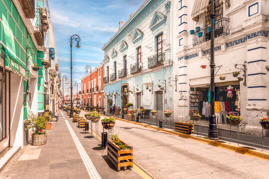 Pueblo M&aacute;gico de Atlixco en Puebla, M&eacute;xico 